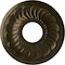 Ekena Millwork Blackthorn Ceiling Medallion (Fits Canopies up to 4 7/8"), 11 3/4"OD x 3 5/8"ID x 1"P, Green Gold CM11BLGGS - alternate 1